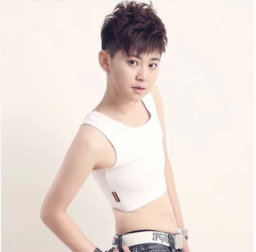 上海kbn品牌 les tt束胸 半身短款加强绷带 运动员cosply束胸内衣