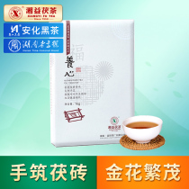 Xiangyi Tea Hunan Anhua Black Tea Fuyangxin Poria Tea Jinhua Brick Tea 1000g Yiyang Hand Building Tea Bricks