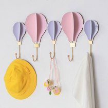 Nordic Red Hot Air Balloon Hook Ins Creative Nursery Entrance Key Entrance Wall Decor Hat Hook