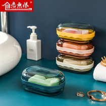 Soap box with lid Creative personality Student dormitory bathhouse with seal travel simple portable drain soap box