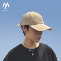 Cap Duck Tongue Cap Male Tide New Cap Soft-top Mens Boys Baseball Cap Spring Summer Trend Brief summer sunscreen