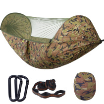 2019 New automatic quick opening with mosquito net hammock outdoor sunshade camping anti mosquito double indoor home swing