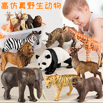 Child Animal Toy Model Emulation Dinosaur Lion Tiger Elephant Giraffe Zoo Suit Doll Boy