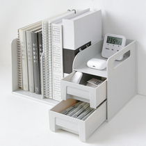 Creative ins Wind drawer style book stand storage box student file sorting shelf dormitory desktop sundries shelf