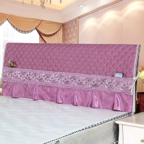 Bedside cover 1 8m bed 1 5 m 1 2 protective cover wooden bed with solid color bed for backpack bedside half bag