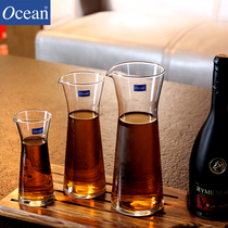 Ocean crystal glass household trumpet dispenser white wine wine jug bottle red wine decanter