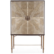 American light luxury porch cabinet high cabinet post modern neoclassical sideboard solid wood porch cabinet decoration cabinet living room storage