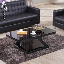 Glass coffee table tempered glass modern stainless steel creative coffee table tea table office furniture tea table