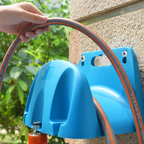 Car wash water pipe storage shelf wall rack watering flower soft pipe coil hanging wall type pipe winding rack pipe artifact