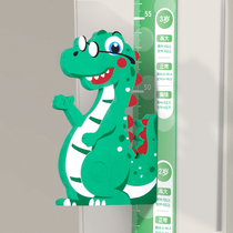 Children Height wall sticker 3d Cubist Weight Height Cartoon Sticker Home Measuring Instrument Ruler removable