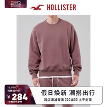Hollister2021 Autumn New comfortable loose round neck sweatshirt men 311489-1