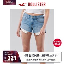 Hollister summer fashion low waist boyfriend wind denim shorts women 310168-1