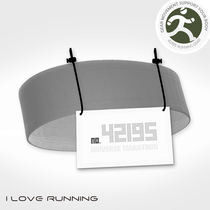  I love running ILR universal number cloth lanyard suitable for wide fanny pack marathon cross-country running