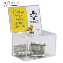 Dido transparent business card storage coin collection box acrylic ballot box exhibition please give business card opinion box with lock donation box box acrylic merit box tip box 596901