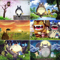 Wooden Jigsaw Cartoon Cartoon Cartoon 300 500 500 Pieces 1000 Pieces Classic Large Adult Decompression Children Puzzle Toys