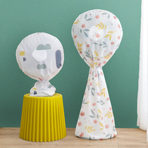 Fan head dust cover floor-standing fan storage bag household desktop electric fan dust cover half pack dust cover