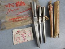 Cultural Revolution of the 1970s Old goods golden hook brand old chisel hand forged woodworking chisel wood chisel Heavy flat flat chisel