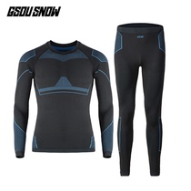 GsouSnow outdoor sports thermal underwear men and women ski equipment quick-drying perspiration function underwear suit