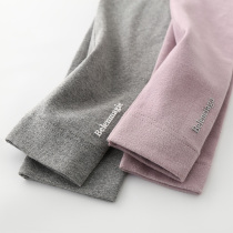 Girls beat bottom pants spring and autumn outside wearing foreign air pure cotton slim fit baby spring clothes children long pants for autumn and winter plus suede