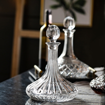 European home high-grade luxury crystal glass decanter premium creative with lid red wine decanter pot