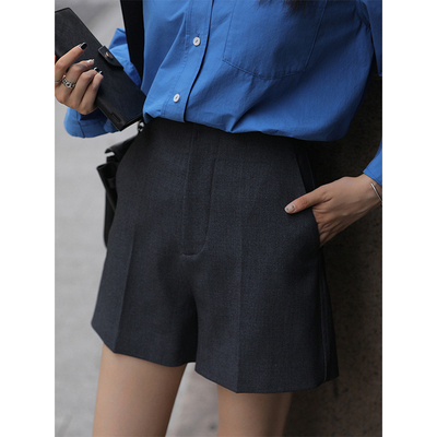 taobao agent Suit, black mini-skirt, autumn shorts, A-line, high waist