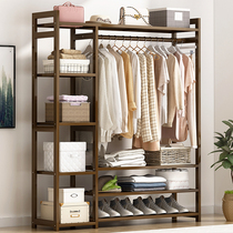 Clothes rack Floor-to-ceiling household bag Bedroom hanging clothes rack Simple modern clothes rack vertical space-saving clothes rack