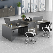 Minima Modern Desk Chair Combo Finance Double 4 People with staff desk Sub Office