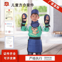 Lead coat child spine CT pat-sheet radiation-proof square towel lead cap collar guard glasses x light ray protection dr