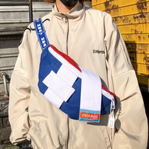 Boomer Chest Bag Men Ins Superfire Street Trend Single Shoulder Bag Hip Hop Purse Female Tide Personality Student Inclined Satchel