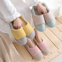 Moon shoes postpartum spring and autumn ten months thick soft bottom non-slip warm pregnant women autumn and winter home thick soles slippers