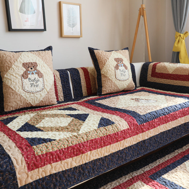 Nine cat cotton sofa cushions four seasons simple modern living room non-slip sofa cushions all-inclusive cover cover towel cushions