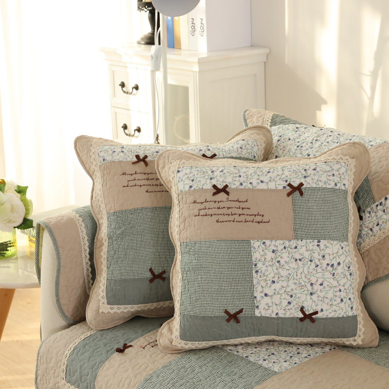 Nine cats Cotton Korean fabric pillow Four Seasons office car nap pillow European pastoral bed head cushion