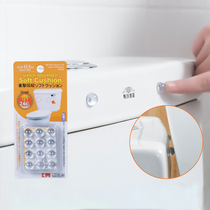 Japan Anti-collision muffled granules transparent silicone door and window cabinets Self-adhesive buffer cushion furniture Anti-collision adhesive 24 pieces