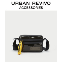 URBAN REVIVO 2021 Spring and summer new mens accessories HIPSTER street messenger bag AM14TB4N2003
