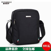 Peter Paul Oxford Bumen Package Single Shoulder Bag Men Sails Cloth Bag Casual Mens Slanted Satchel Bag Mobile Phone IPAD Bag