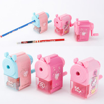 Hello Kitty KT children Primary School students cute stationery girl pink hand pencil sharpener gift pencil sharpener detachable