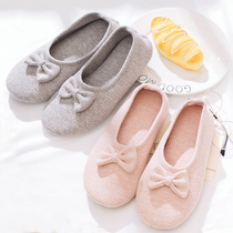 Fuduo spring and summer moon shoes thin breathable bag with soft bottom pregnant women slippers flat postpartum indoor non-slip home shoes