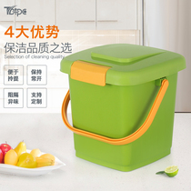 Kitchen waste kitchen table desktop classification trash can hanging type with lid size large capacity household creative garbage can