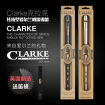 British Clarke Clarke Irish whistle Traditional tin flute D-tone C-tone bagpipe has a tutorial