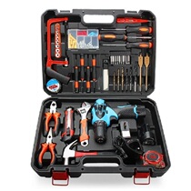 Household wireless small lithium battery rechargeable hand drill electric rotary electric screwdriver 24v tool set