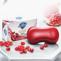  Shu Shuang Jia soap pomegranate bath bath full body cleaning Hand washing turbidity discharge high-end soap family pack 108g