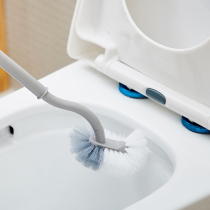 Japanese wall-mounted S-shaped toilet brush toilet long handle no dead corner cleaning toilet cleaning brush
