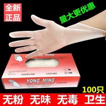 Food grade disposable pvc gloves latex nitrile plastic rubber dental inspection catering food dishwashing waterproof oil