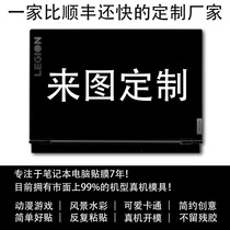 Laptop stickers for Lenovo y7000 small new air14 Apple macpro Huawei mate glory Asus 15 6-inch Dell HP protective case film all-inclusive to figure