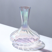Pearl color red wine decanter home luxury Net red European style personality creative glass wine divider pot
