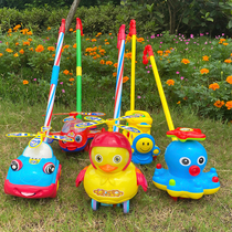 Childrens hand push plane push music Baby baby walker stroller Walking boys and girls 1-2 years old toys