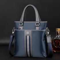 Delivery handbag mens single shoulder bag slanted satchel for mens handbag Vertical version Business Leisure Oxford Textile Canvas Man Bag Tide