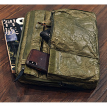 2022 New Tide Pack Half Van Original DuPont Paper Hand Grab Bag Casual 14 Inch Computer Bag Ipad Bag Armpit Bag