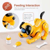 Cross-border intelligent remote control robot dog early education childrens toys parent-child interactive programmable inverted demonstration simulation dog
