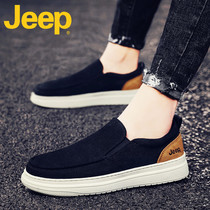 jeep jeep board shoes men shoes 2021 new autumn and winter Joker summer breathable bean trendy shoes casual canvas shoes